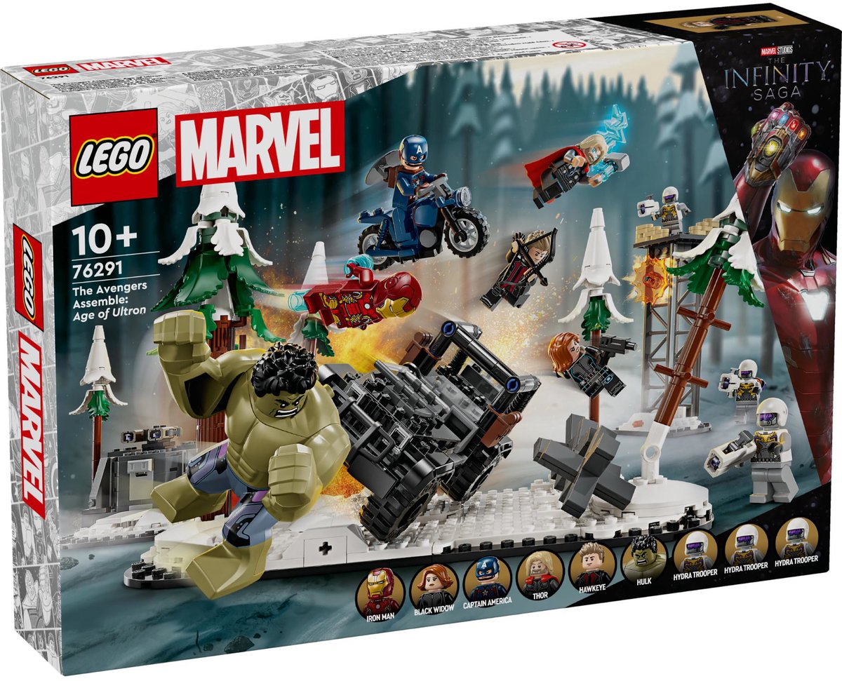 LEGO Marvel - The Avengers Assemble: Age of Ultron constructiespeelgoed 76291