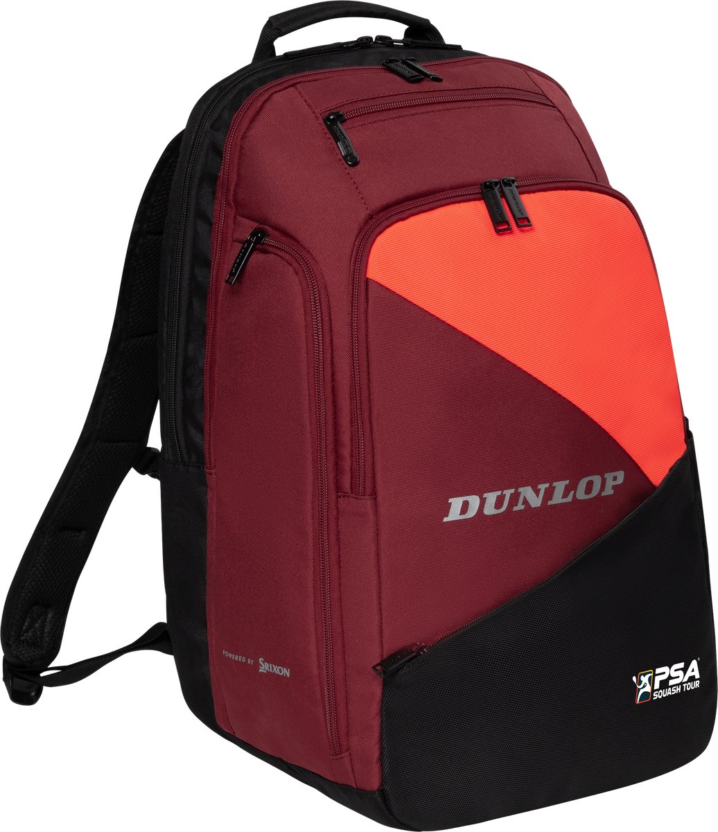 Dunlop - cx psa backpack- black/red- squash tas