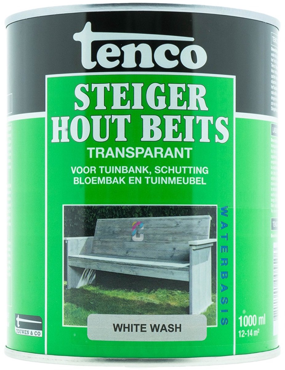 Tenco steigerhoutbeits white wash - 1 liter