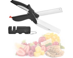 Rasp - Groentesnijder 2-in-1 Clever Cutter Roestvrij Staal - Salades Groenten Vlees Aardappelen en Brood