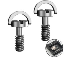 2 Pcs 1/4 Inch Screw - Quick Release Screw - Camera Mounting Screw - RVS Tripod Screws - Adapter voor Camera en Statief - Quick Release Plate