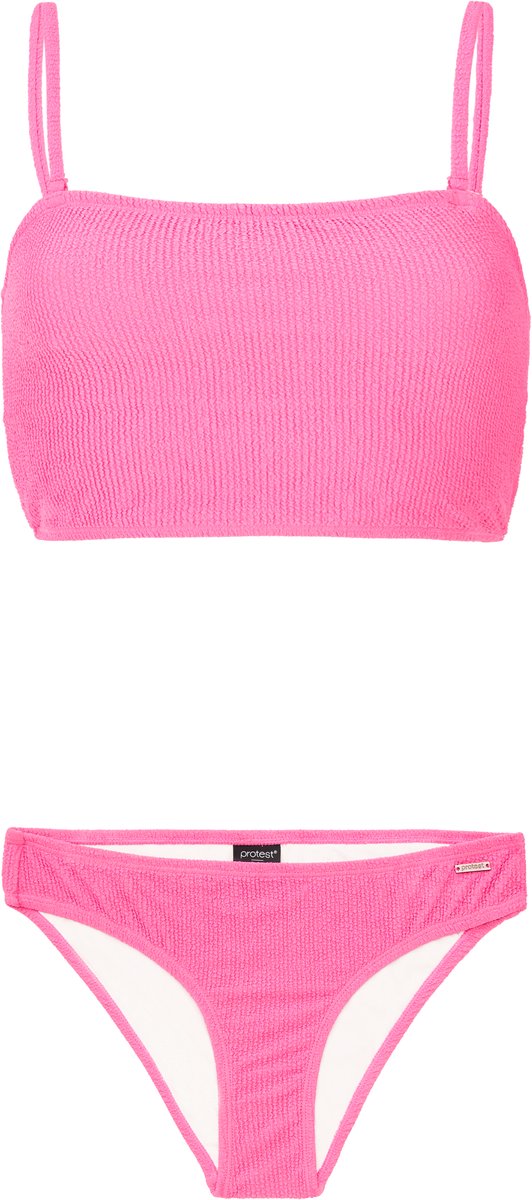 Protest Prtbree – Bandeau bikini set Dames – Verstelbare bandjes – Uitneembare vulling Rood