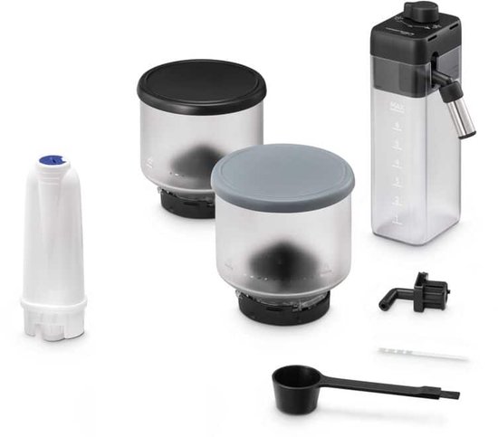 De'Longhi Rivelia - volautomatische espressomachine met LatteCrema Hot melkopschuimer en Bean Switch System - Pebble Grey - EXAM440.55.G