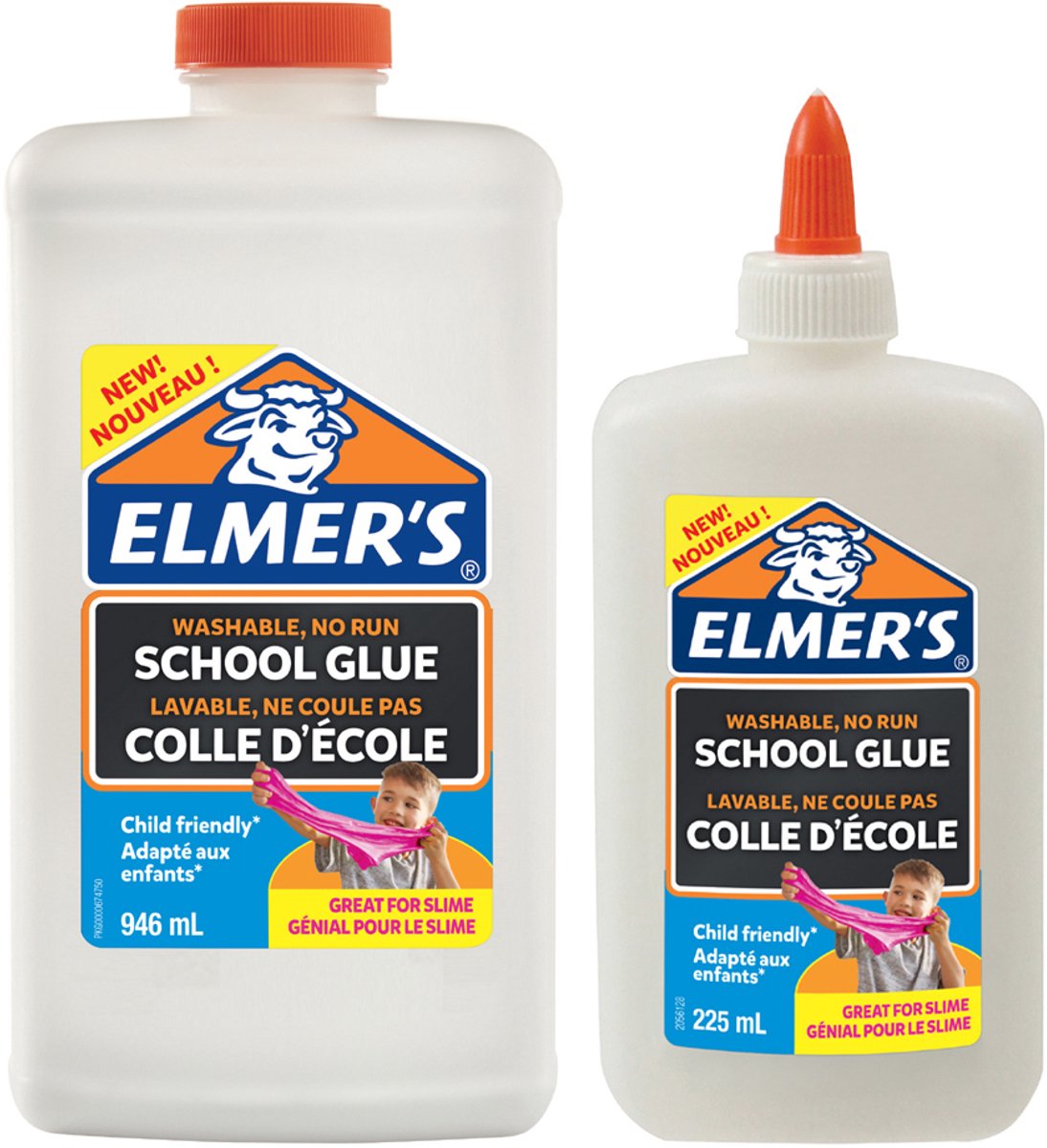 Elmer's Witte PVA-lijm | 225 ml | Uitwasbaar en kindvriendelijk | Geweldig voor het maken van slijm en om mee te knutselen — afbeelding 8