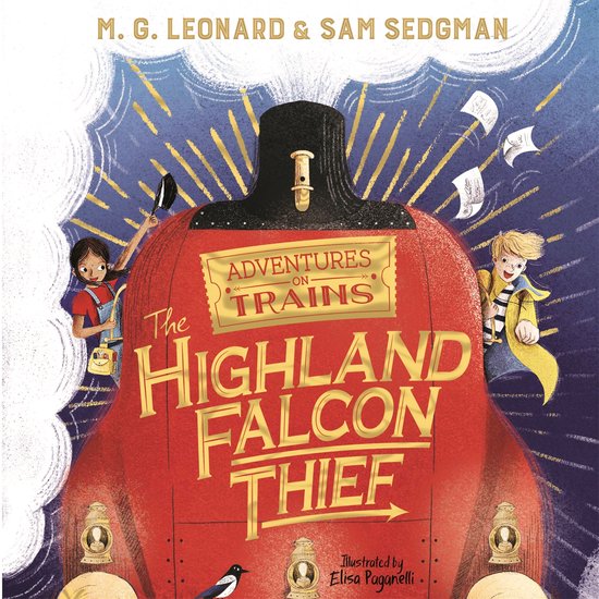 Adventures on Trains1-The Highland Falcon Thief - cover