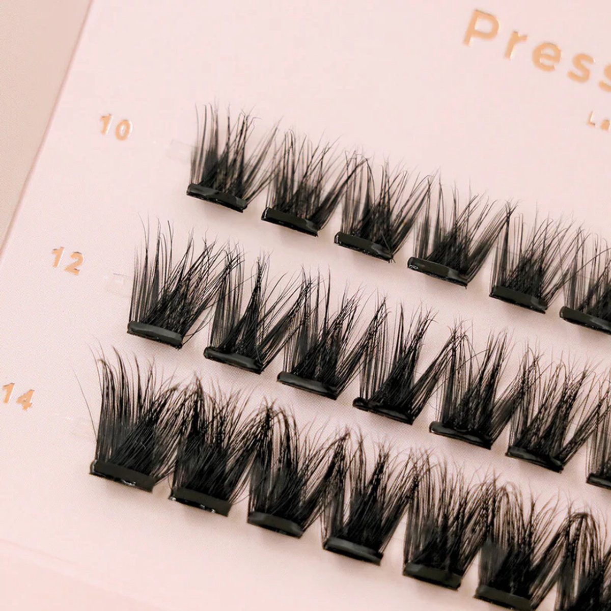Oh My Lash - Midnight Muse - 10, 12, 14mm - Press On Lashes - Pre Glued - DIY Wimperextensions