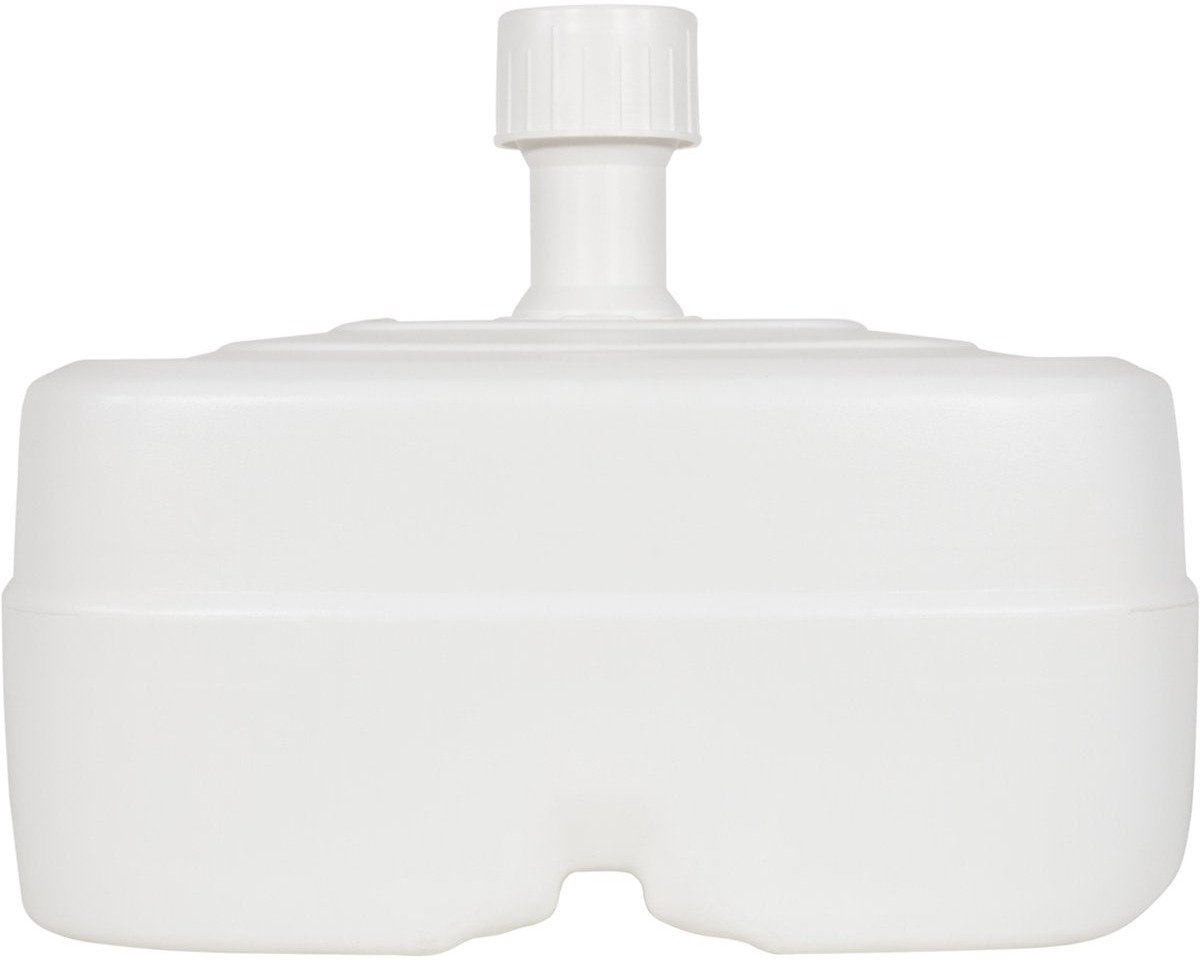 Bol.com CN Continental Kunststof Parasolvoet Wit | Vulbaar 45 liter aanbieding