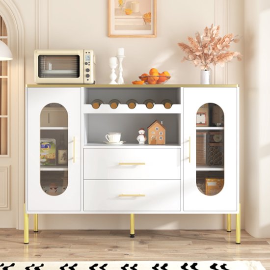 EIFSON Dressoir voor eetkamer, opbergkast met 3 laden en 4