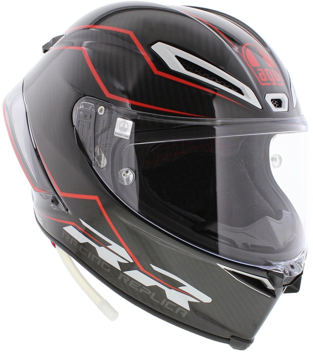 AGV Pista GP RR Performante Carbon Zwart Rood Integraalhelm - Maat M - Helm