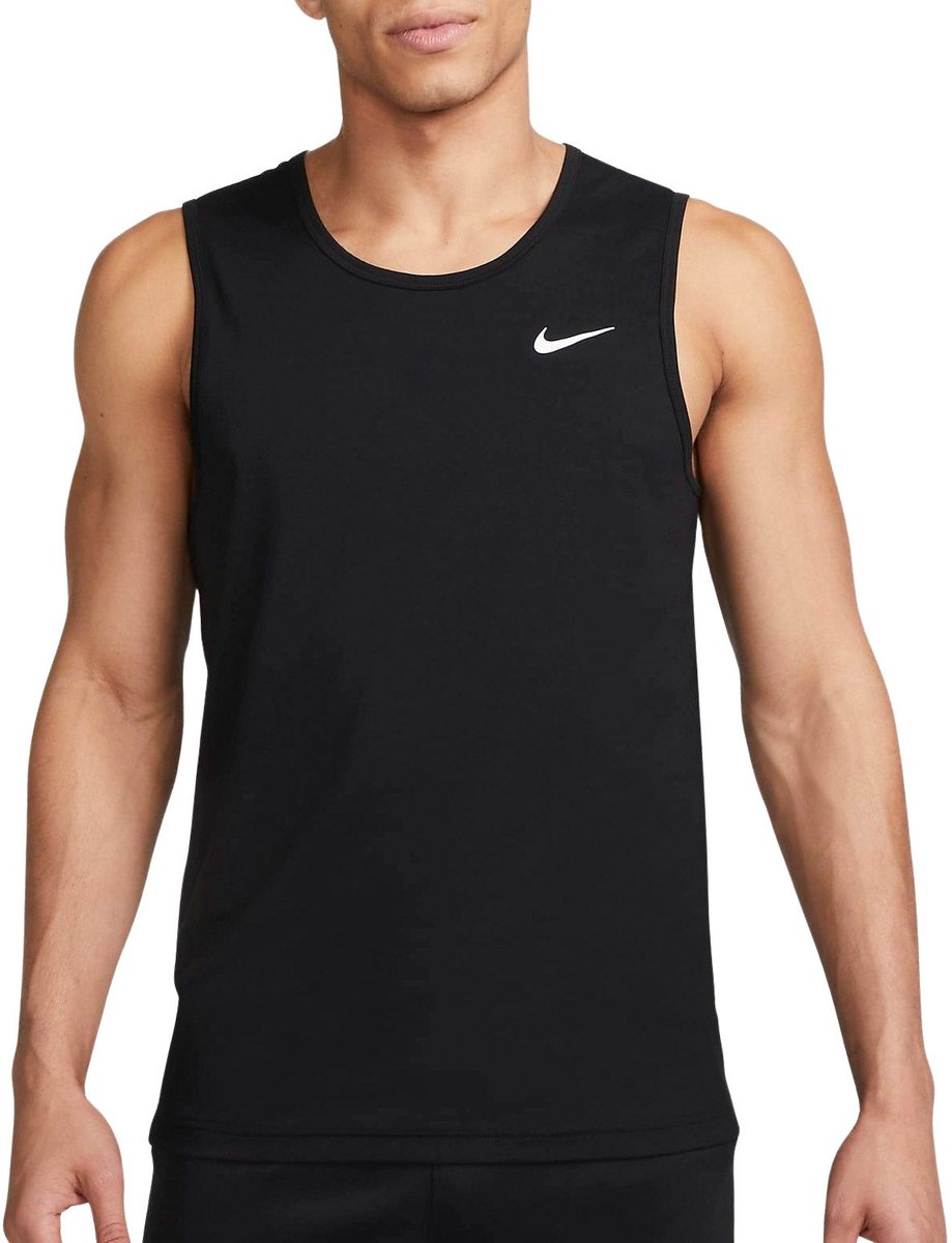 Nike Dri-FIT Hyverse Tanktop Heren Zwart