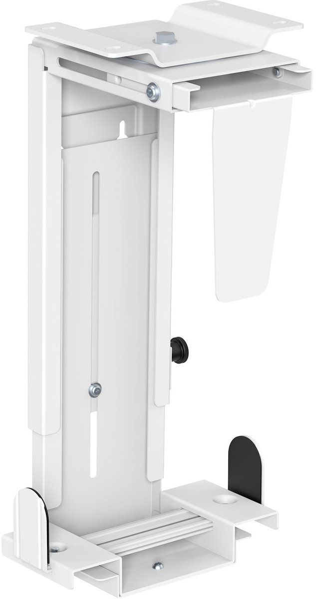 CAVO Desktop PC Houder CH-LOCK-360-W 360° draaibaar wit met diefstalbeveiliging verstelbaar voor computers tot 88 x 516 mm en 10 Kg gewicht Computerhouder van SOTECH