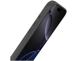 Just in Case hoesje geschikt voor iPhone 16 Pro Hoesje Siliconen - Flexibele 100% GRS Case - Zwart