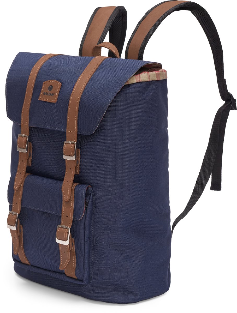 Baltan Rugzak - Backpack - Kopia - Blauw - Bruin