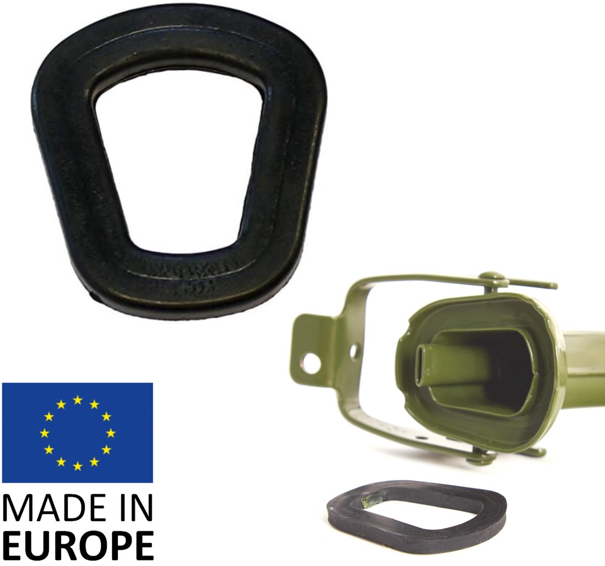 BW® Vervangende afdichting voor brandstofkanonuitloop metalen benzinekan - 1 stuk - Gemaakt in Europa