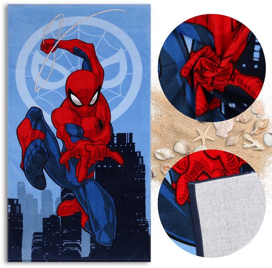 Serviette Plage Enfant Serviette à Capuche Avengers Enfants - 100% Coton - Spider-Man Hulk - 125x80cm - Plage Piscine Serviette Bain Enfant Serviette Plage Enfant Serviette à Capuche Avengers Enfants - 100% Coton - Spider-Man Hulk - 125x80cm - Plage Piscine Serviette Bain Enfant