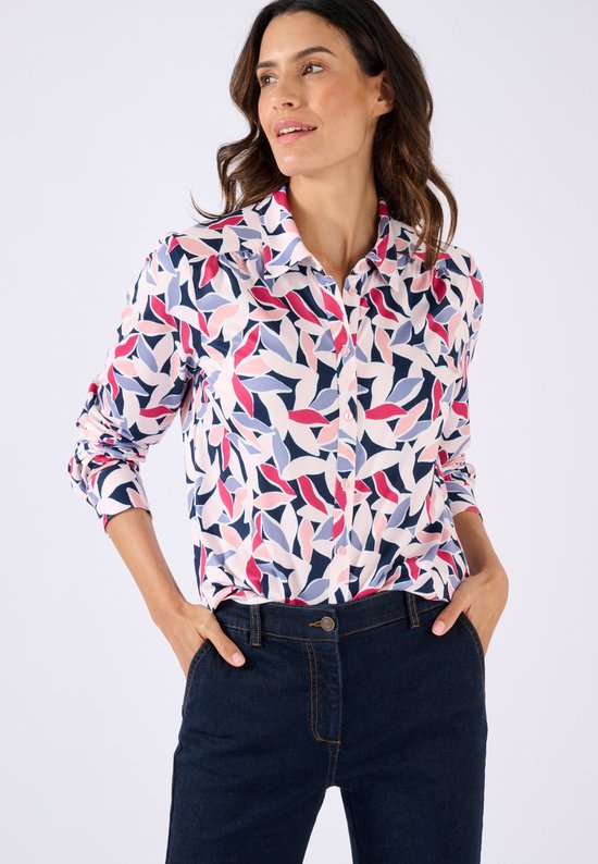 Damart - Chemisier en jersey chaud - Femme - Rose - L