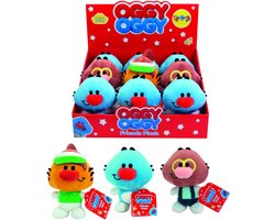 Oggy Oggy Pluche Knuffel 17 cm {Speelgoed Knuffeldier Knuffelpop voor kinderen jongens meisjes | Bekend van TV Netflix | Oggy en de kakkerlakken, Oggy Oggy & Friends Plush}