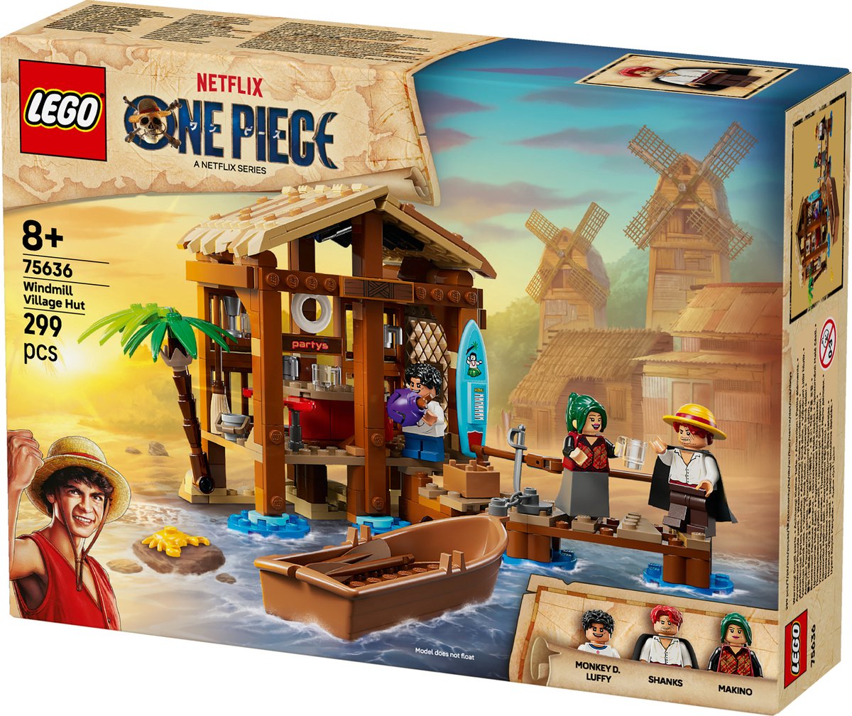 LEGO® ONE PIECE Hut in Windmolendorp Bouwset - 75636 – foto 5