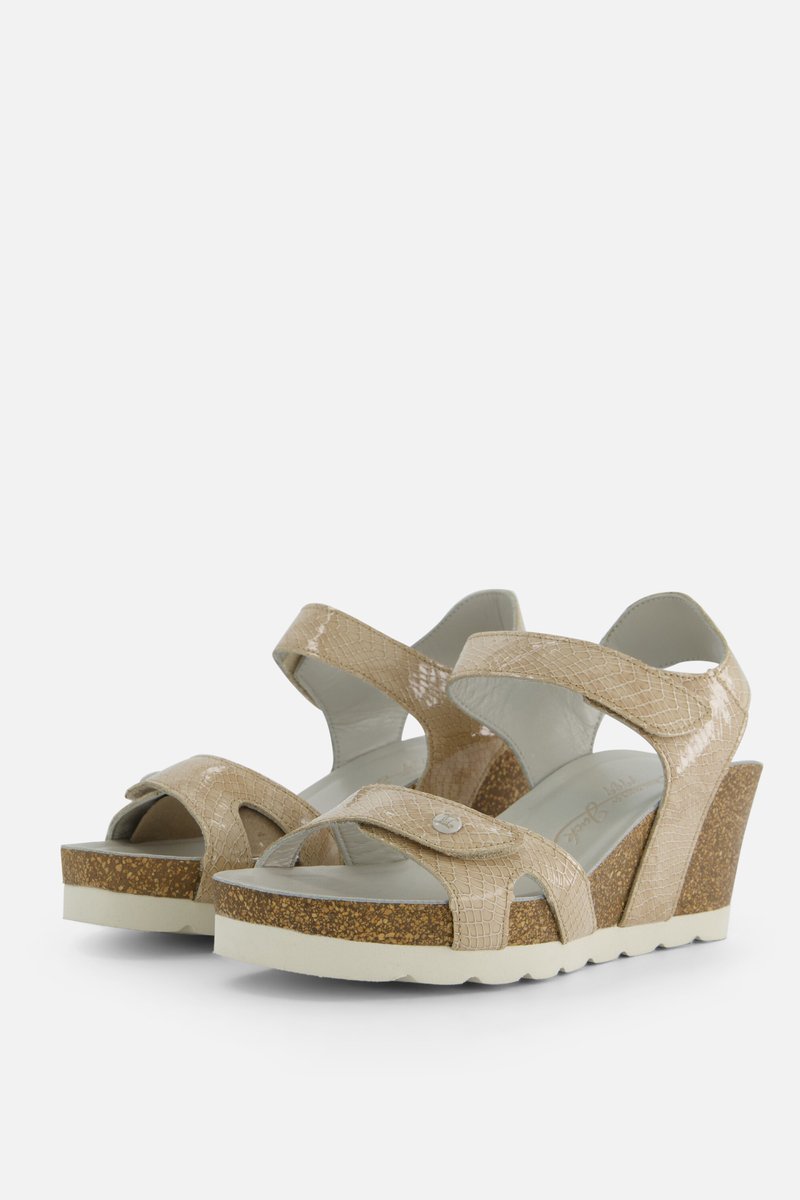 Panama Jack Vila B18 Sandalen beige Lak - Dames - Maat 40