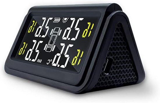 Liwogi Autobandenspanningsbewakingssysteem met USB-opladen, voor Android- navigatiedisplay, TPMS universele bandenspanningsmeter met 4 sensoren, 8 bar /116Psi voor SUV's, caravans, auto Liwogi Autobandenspanningsbewakingssysteem met USB-opladen, voor Android- navigatiedisplay, TPMS universele bandenspanningsmeter met 4 sensoren, 8 bar /116Psi voor SUV's, caravans, auto