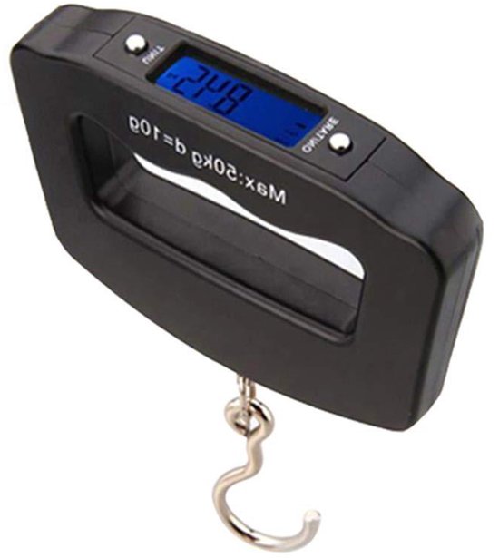 ORIA Digitale visweegschaal, 50 kg/10 g, elektronische weegschaal met | Digitale Weegschalen