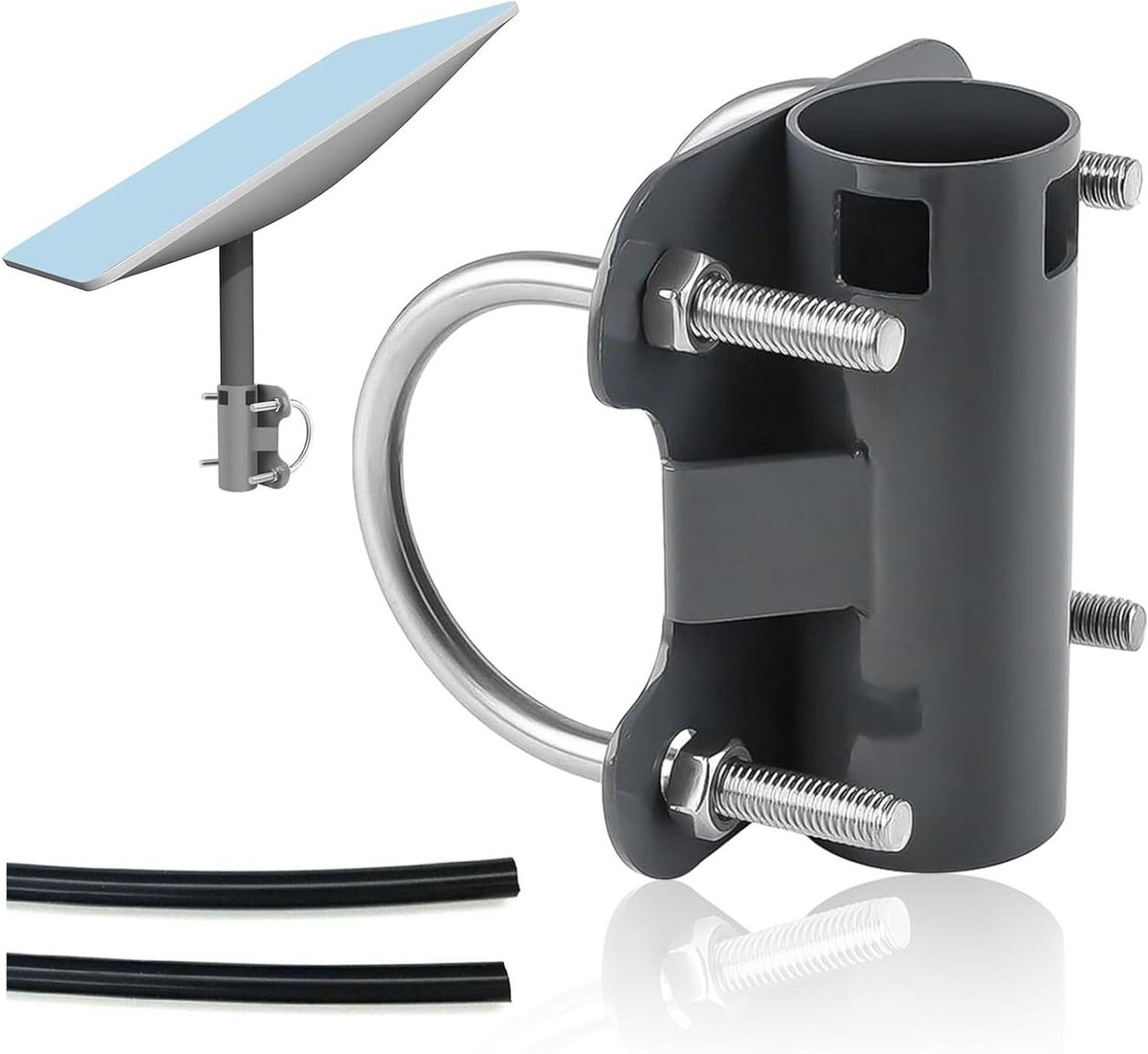 Allecto Plus - Universele buishouder 30-50 mm voor Starlink schotels - Satellietschotel accessoires met U-vormige houder