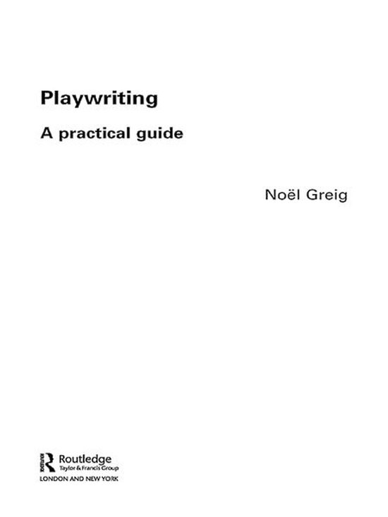 Playwriting - cover
