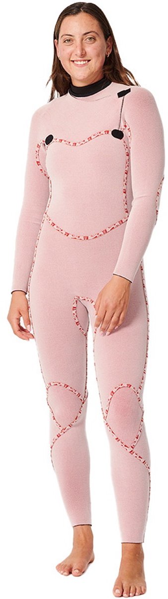 2025 Rip Curl Dames Flashbomb 5/3mm Borst Ritssluiting Wetsuit