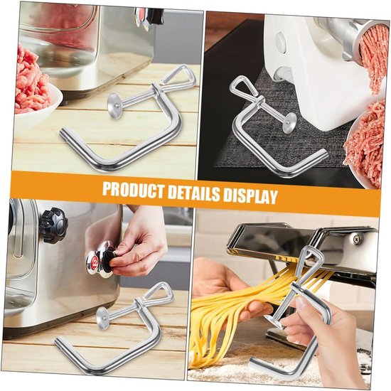 2 stuks pastamachine accessoires - Clip en reserveonderdeel verstelbare klem — afbeelding 4