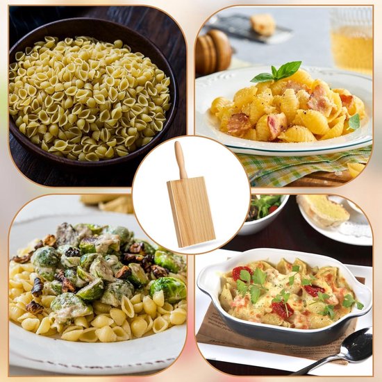 Wooden Gnocchi Pasta Shelf - Cavatelli Pasta Maker Board for Homemade Macaroni - Pasta Rack for Kitchen - Home Pasta Machine van Topolek — afbeelding 2