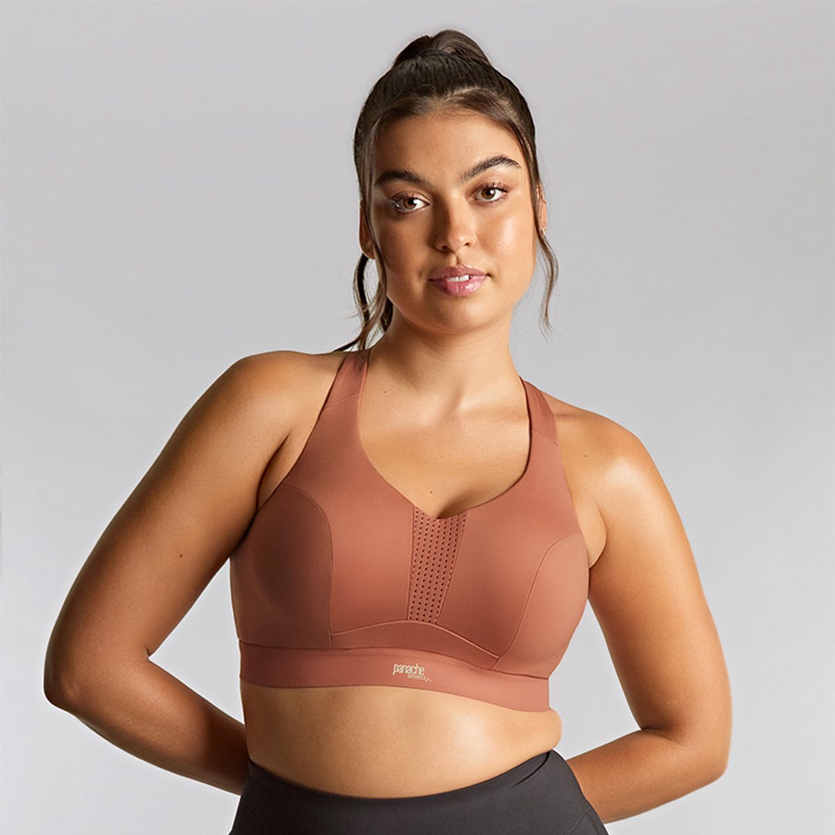 Panache - Endurance Wired Non Padded Sport BH - Sienna Rose - 90E