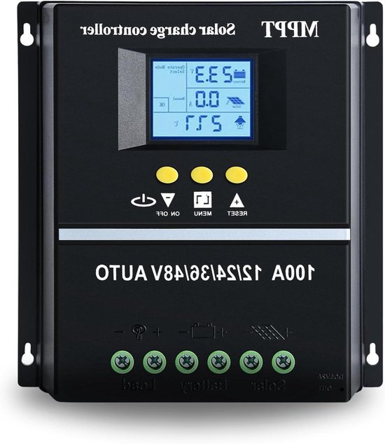 Allecto Plus - MPPT Laadregelaar Zonnepaneel 100A voor 12V 24V 36V 48V Batterijen