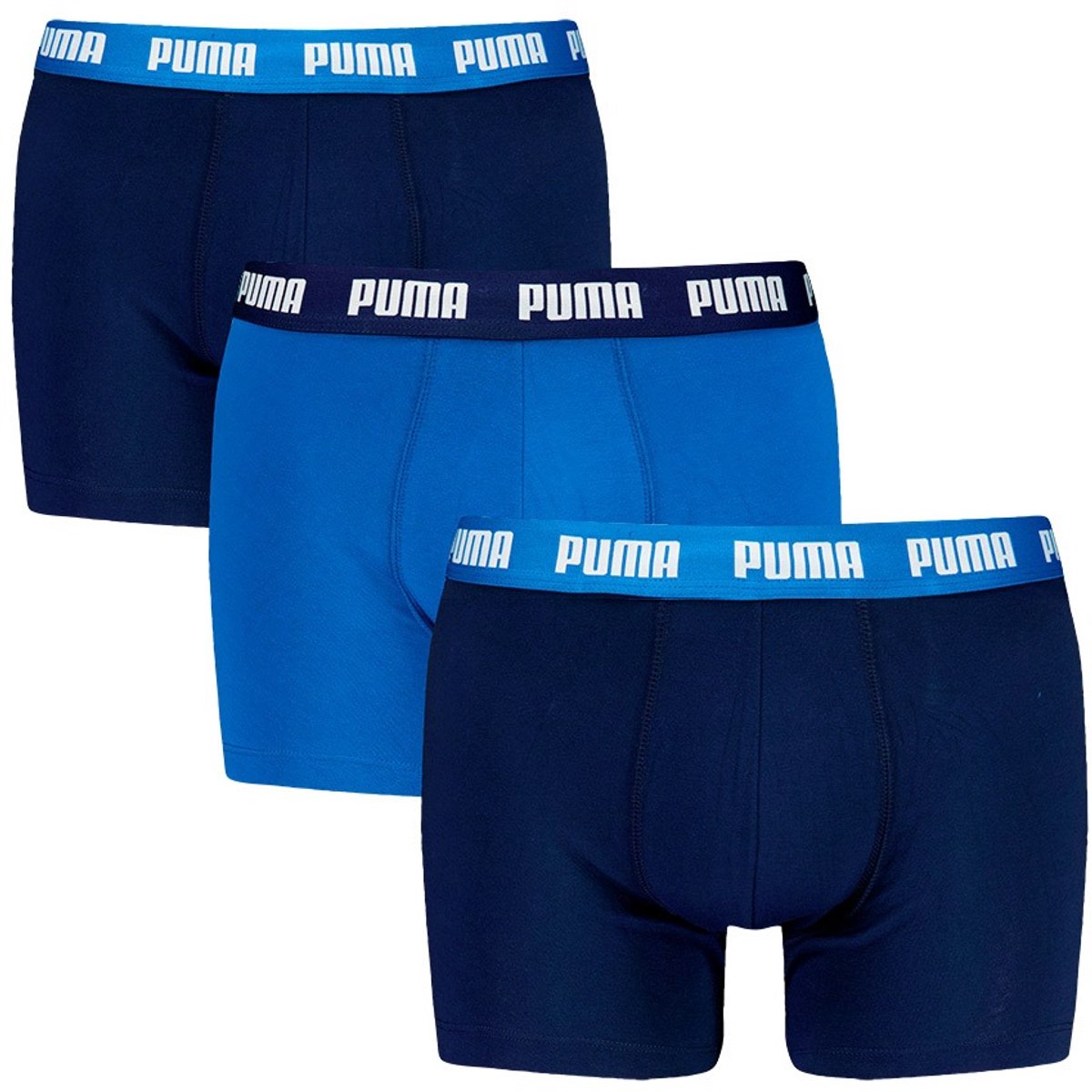 Puma - Everyday Boxer 3-pack - 701226820 - 004 True Blue Combo