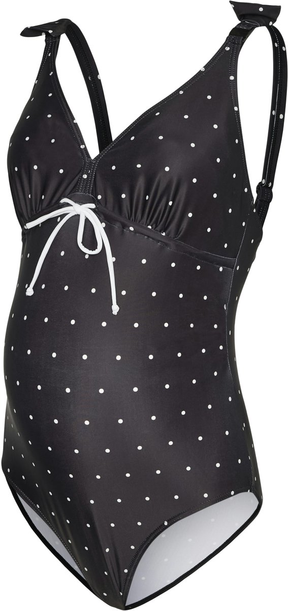 Mamalicious MLNEWRUSSEL AOP SWIMSUIT 2F - Dames - Badpakken Black