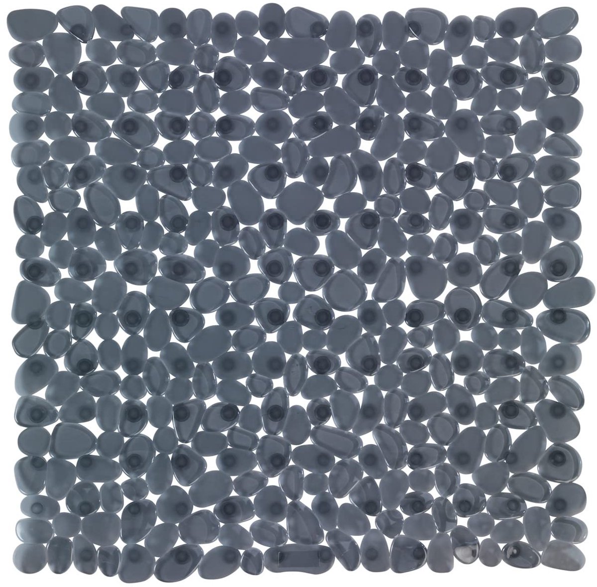 Ibenzoa® Veilige Antislip Douchemat in Antraciet met Zuignappen voor Extra Grip