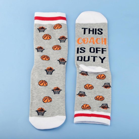 Allecto Plus - Basketball Coach Gifts - Off Duty Basketball Socks - Appreciation Gifts - Maat X-Large van Allecto Plus — afbeelding 3