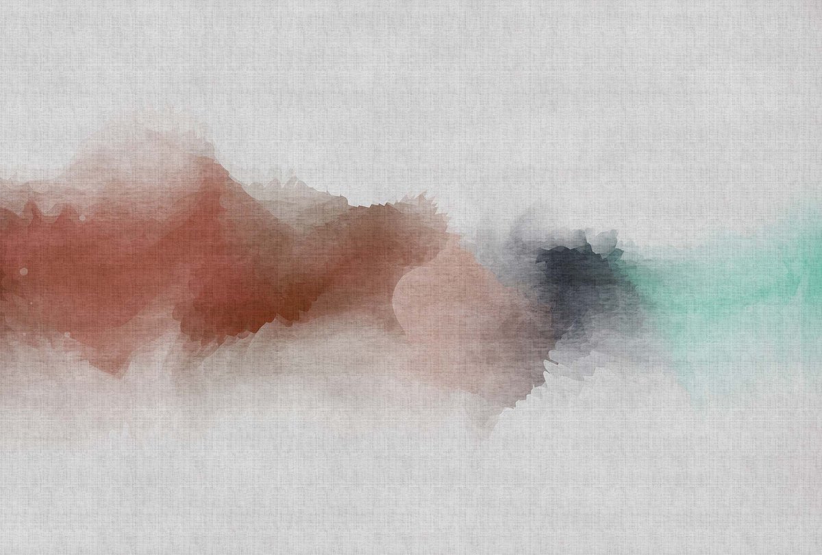 Grijs aquarel behang DD114367, BRICOFLOR.nl