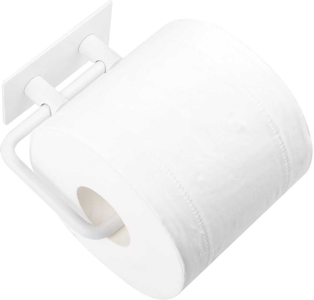 Ibenzoa® Zelfklevende Toiletpapierhouder in Modern Design voor Badkamer Zonder Boren met 3M-Lijm
