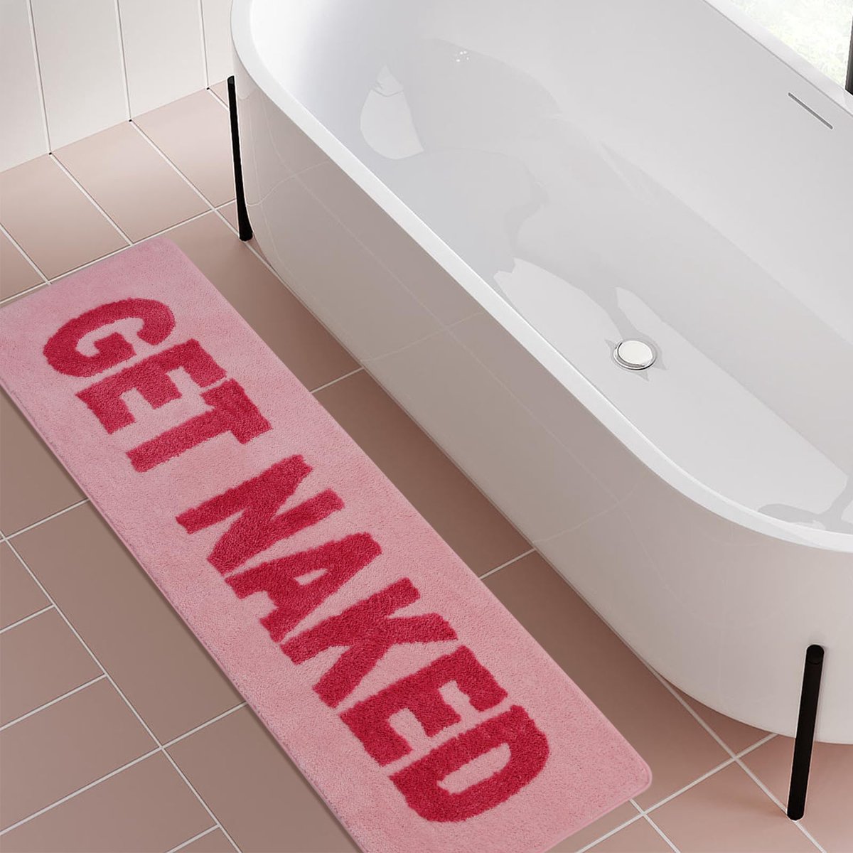 Ibenzoa® Zacht en Absorberend Badkamertapijt met Antislip Rug voor Comfortabele Badervaring