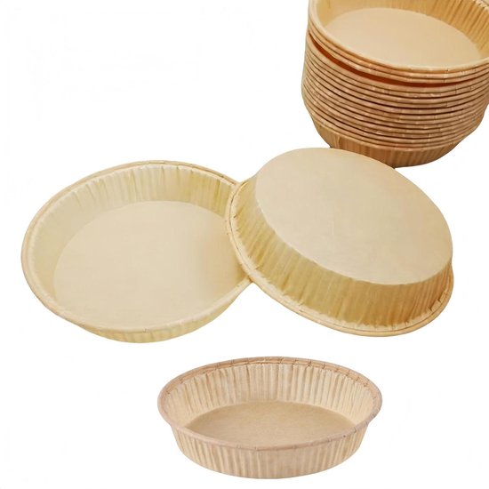 House of Marie Mini Cupcake Vormpjes Wit – 60 stuks | Kaatjes Bakwinkel