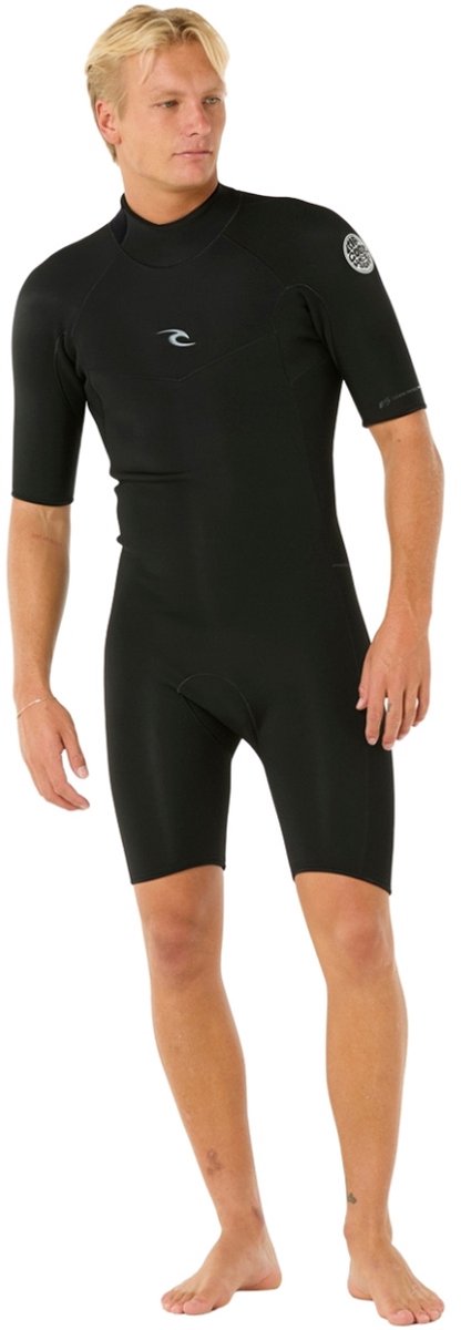 2025 Rip Curl Heren Dawn Patrol 2mm Rug Ritssluiting Shorty Wetsuit 11