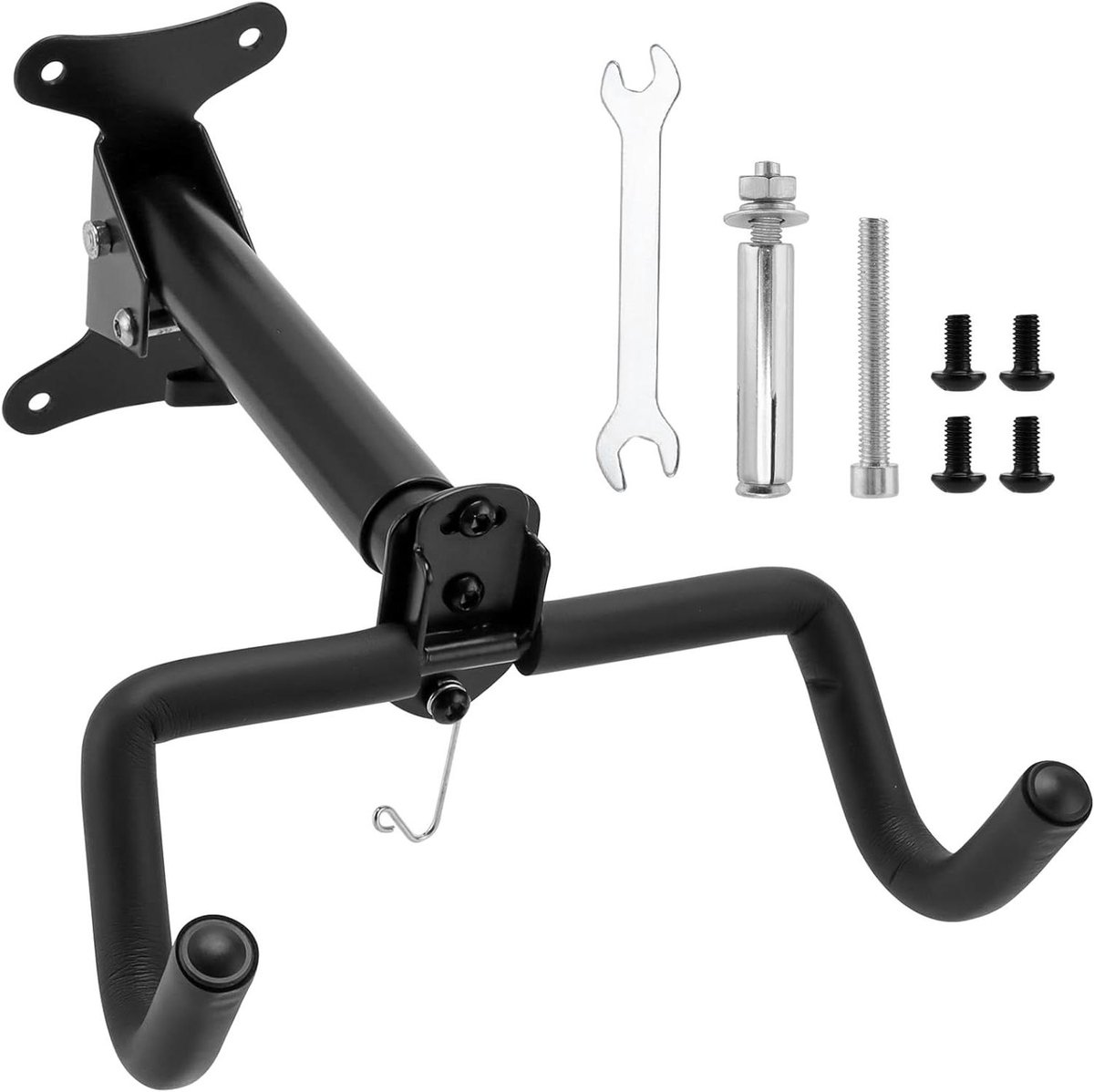 Allecto Plus - Fietsophangsysteem voor aan de muur tot 30 kg - Fietsophanging voor wand - Fietsenrek voor aan de muur - Fietsenhouder voor wand thuisgarage - voor racefiets, mountainbike en e-bike