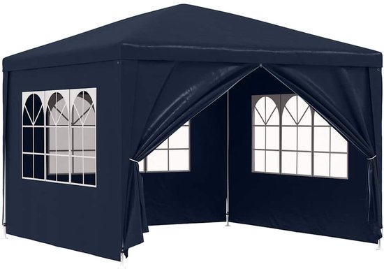 vidaXL - Partytent - 3x3 - m - blauw