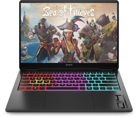 HP OMEN Transcend 14-fb1665nd Intel Core Ultra 7 255H Laptop 35,6 cm (14") 3K 16 GB LPDDR5-SDRAM 1 TB SSD NVIDIA GeForce RTX 5050 Wi-Fi 7 (802.11be) Windows 11 Home AI PC Zwart - HP - Hoofdafbeelding
