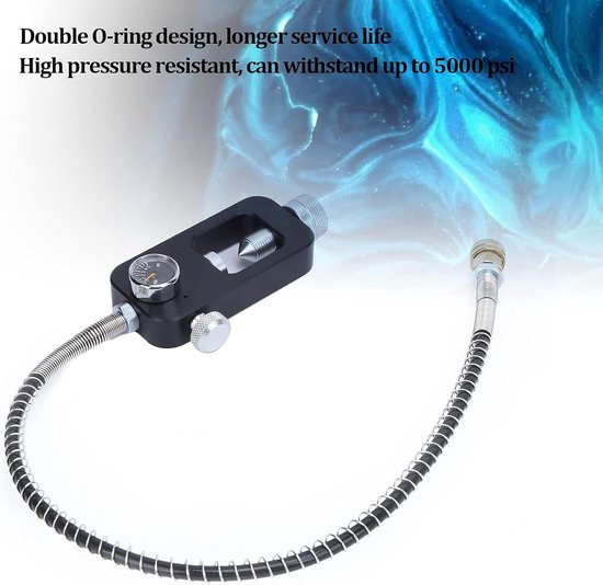Red Line HPA koppelstuk 1/8 male naar female US connector goud