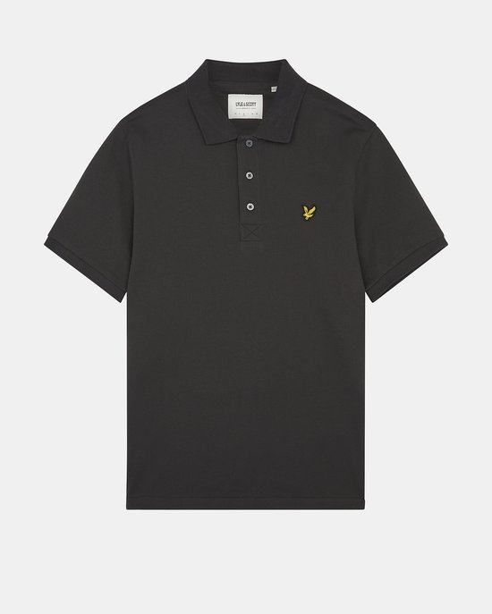 Lyle & Scott Polos & T-shirts Homme Polo uni - Grijs - Taille XS