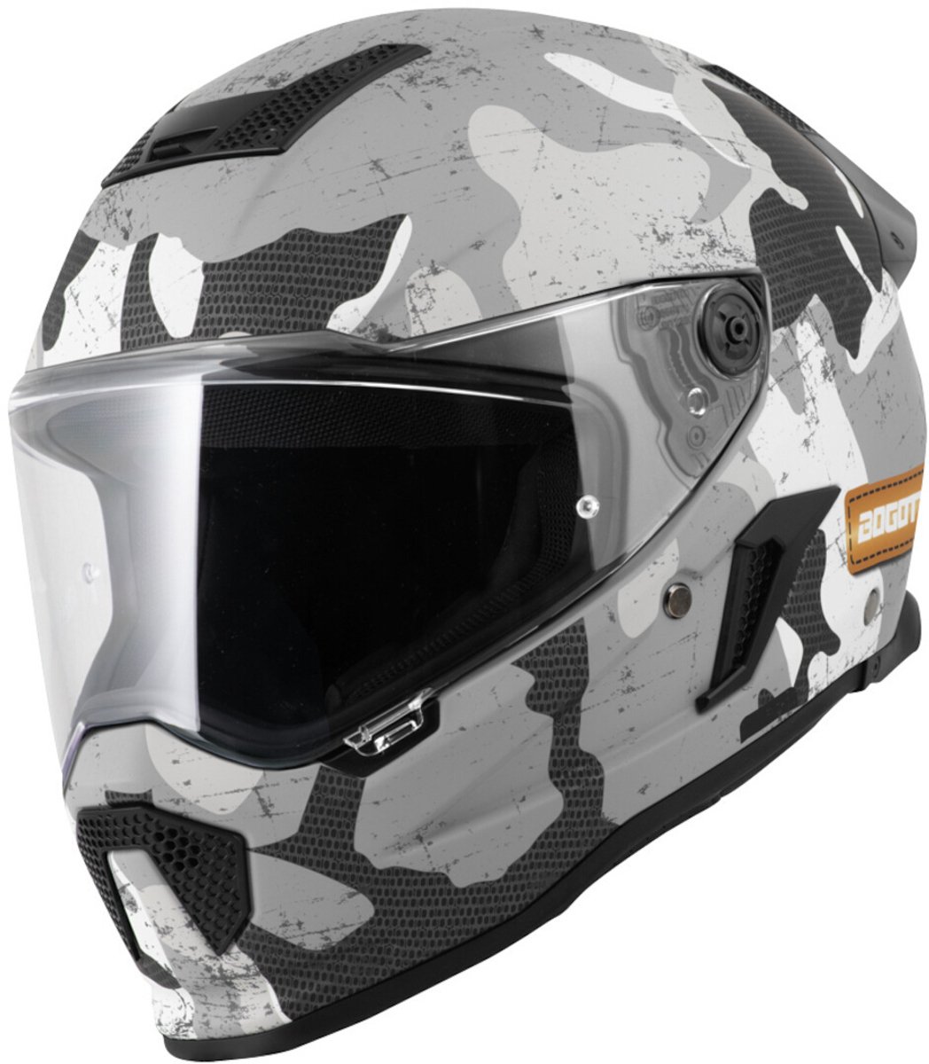 Bogotto Rapto Camo Grijs Wit Integraalhelm - Maat L - Helm