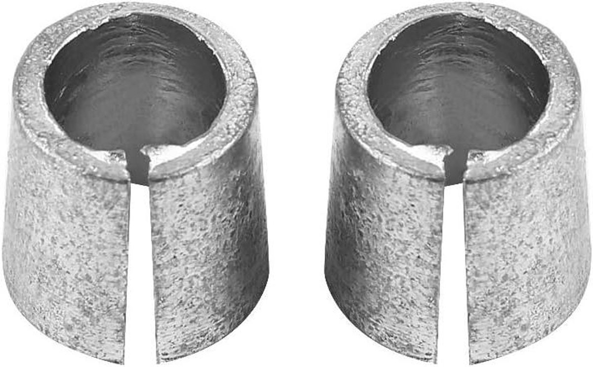 Allecto Plus - Batterijhoezen voor auto met terminal Converter postadapters - Anode en kathodehulzen - Set van 2 stuks
