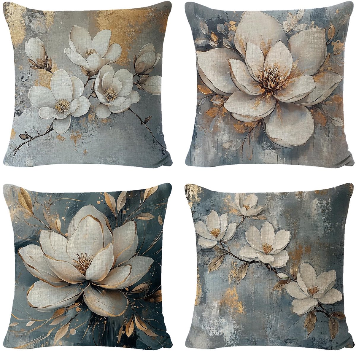 Ibenzoa Kussensloop met Zacht en Comfortabel Ontwerp voor Optimaal Slaapcomfort blauw