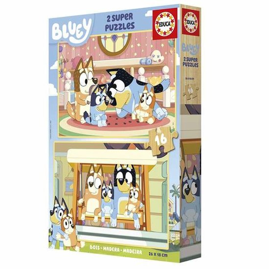 Set van 2 Puzzels Educa Bluey (2 Stuks) | Games | bol